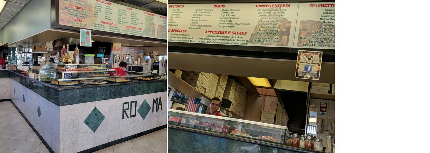 Roma Pizzeria Menu