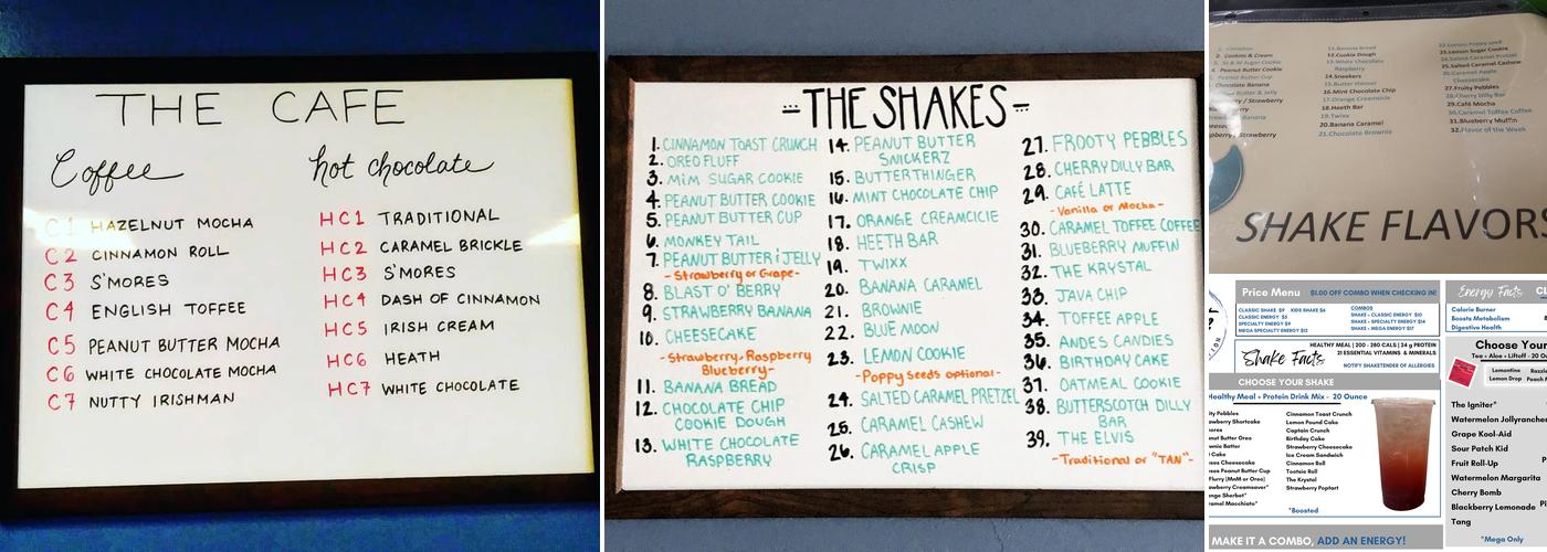 Herbalife Ignite Nutrition Menu