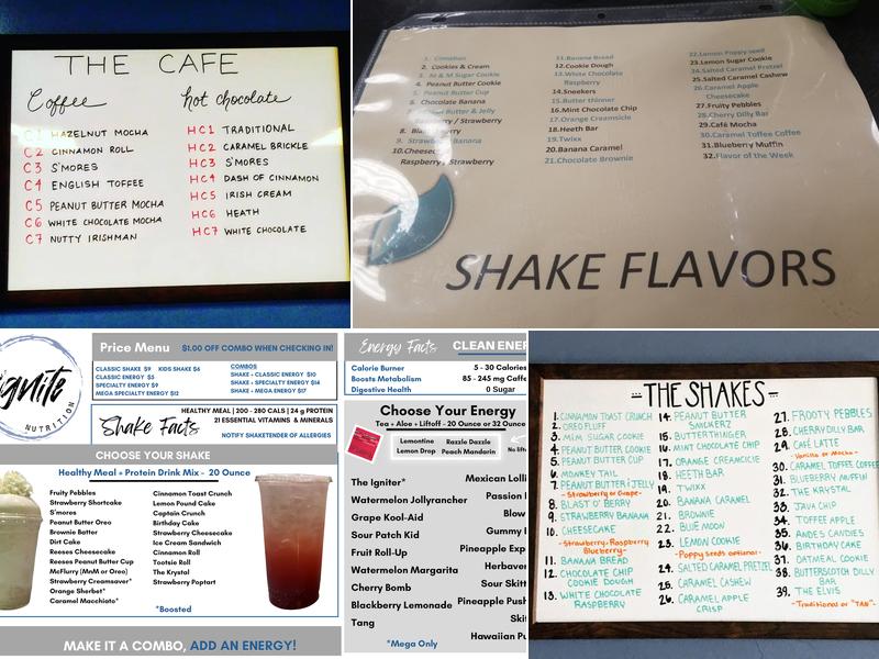 Herbalife Ignite Nutrition Menu