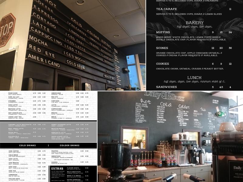 Daily Buzz Espresso Bar Menu