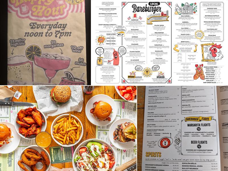 Bareburger Menu
