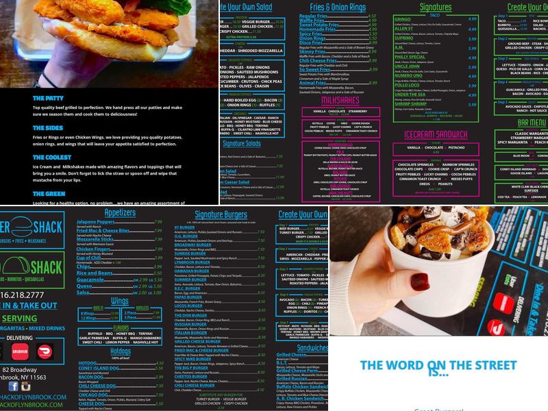 Burger Shack Menu
