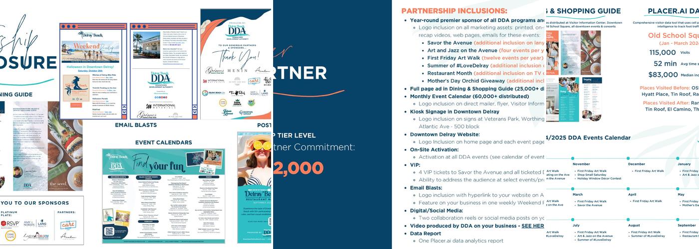 Delray Beach Downtown Development Authority Menu