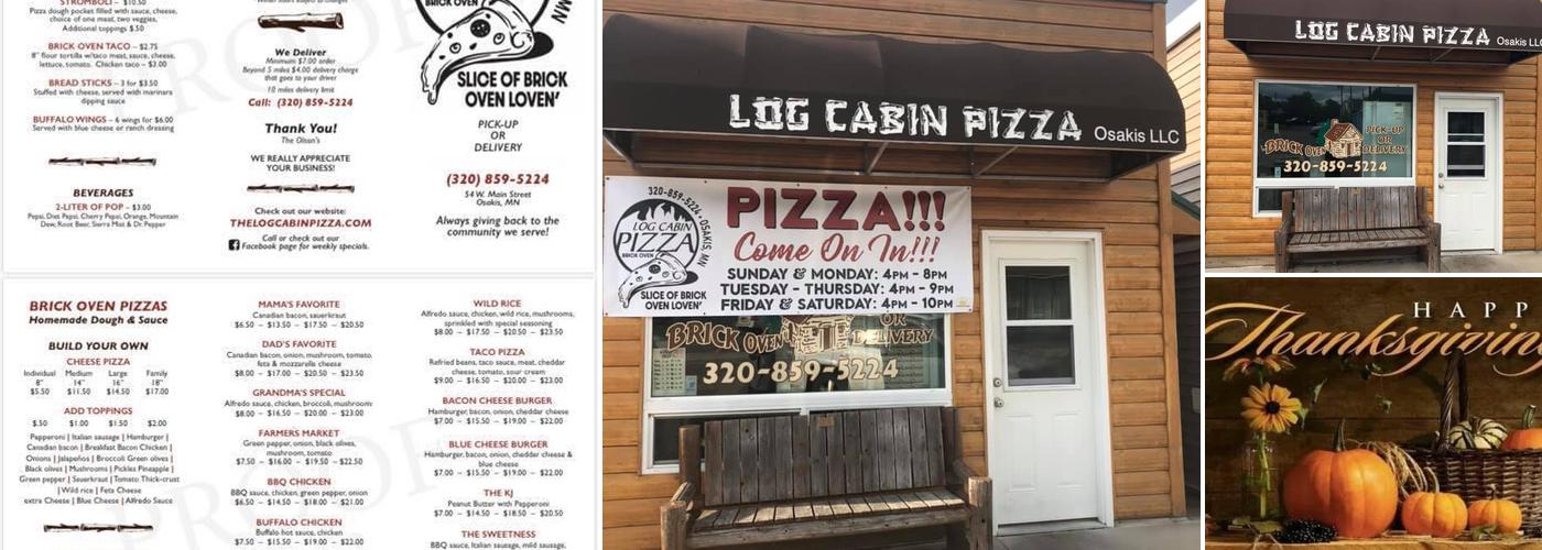 Log Cabin Pizza Osakis