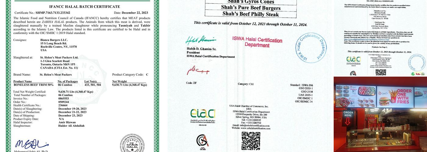 Shah's Halal Food Menu