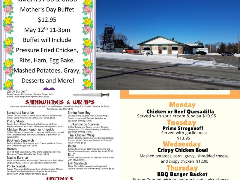 Osakis Pub Menu