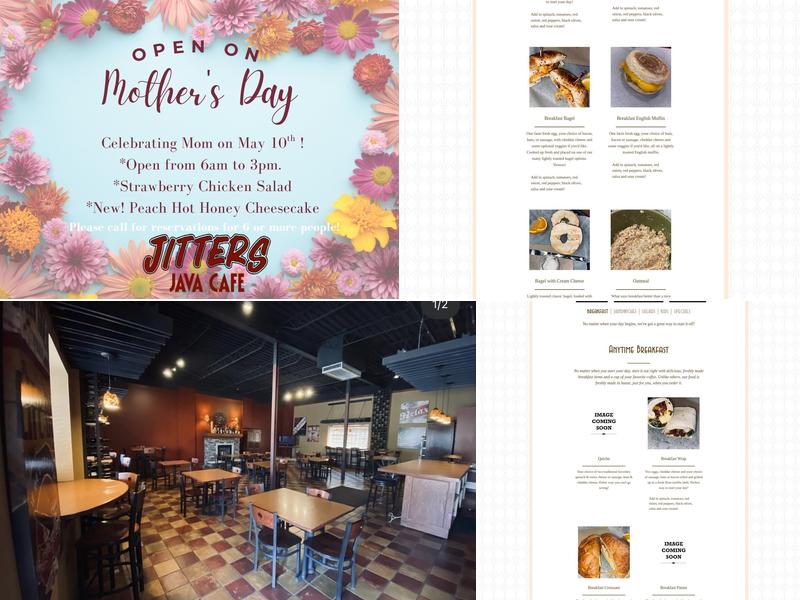 Jitters Java Cafe Menu