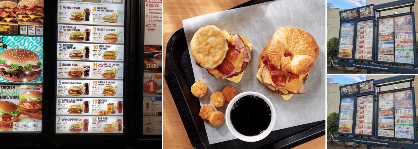 Burger King Menu