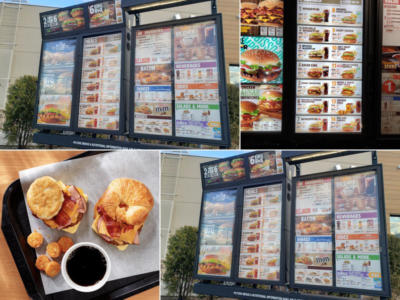 Burger King Menu