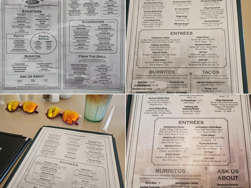 Little Village Cafe Menu