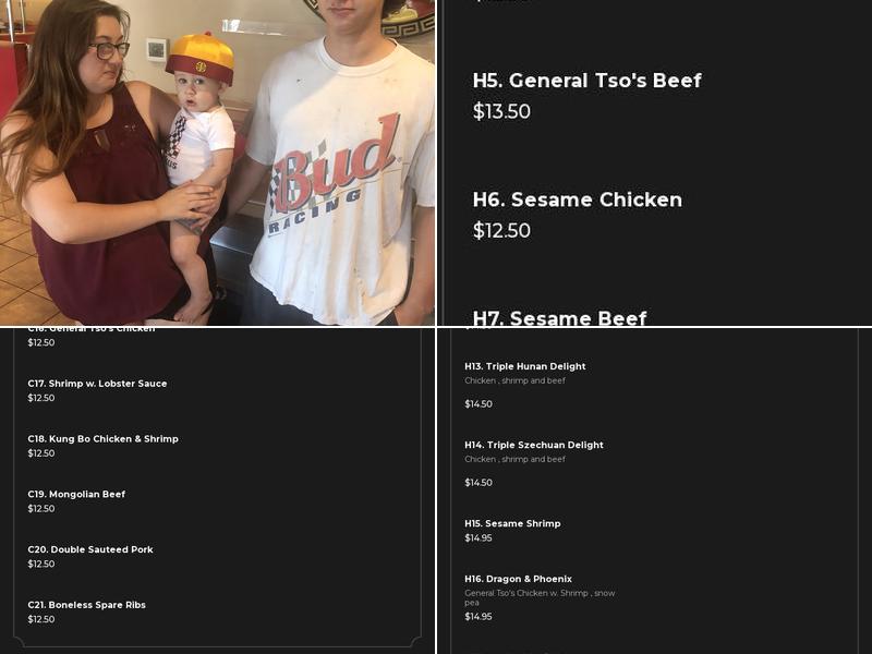 Peking Buffet Menu