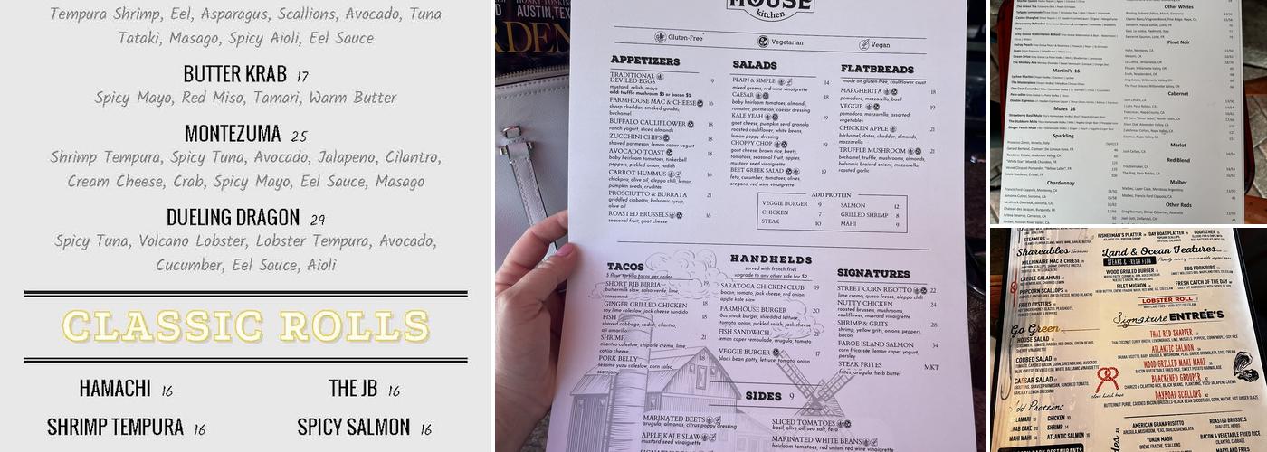 RACKS Fish House & Oyster Bar Menu