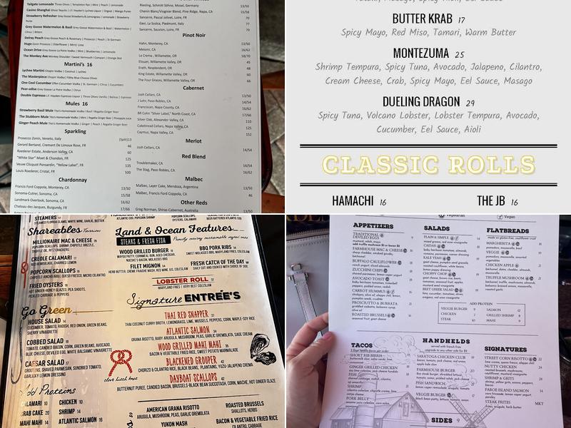 RACKS Fish House & Oyster Bar Menu