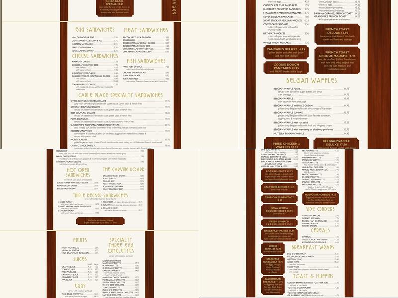 Carle Place Diner Menu