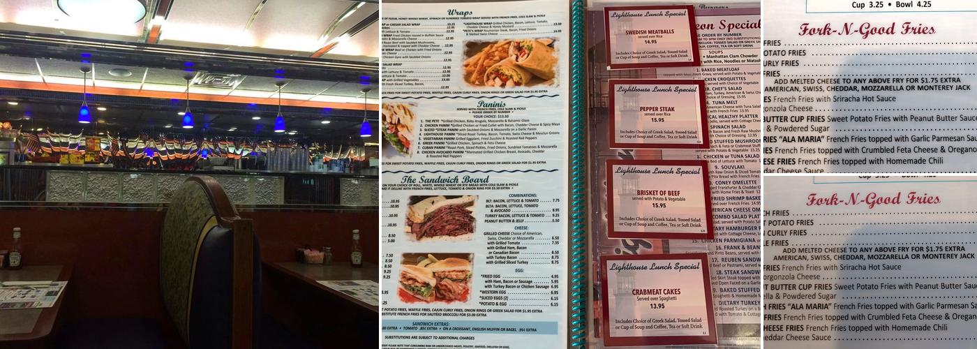 Lighthouse Diner Menu