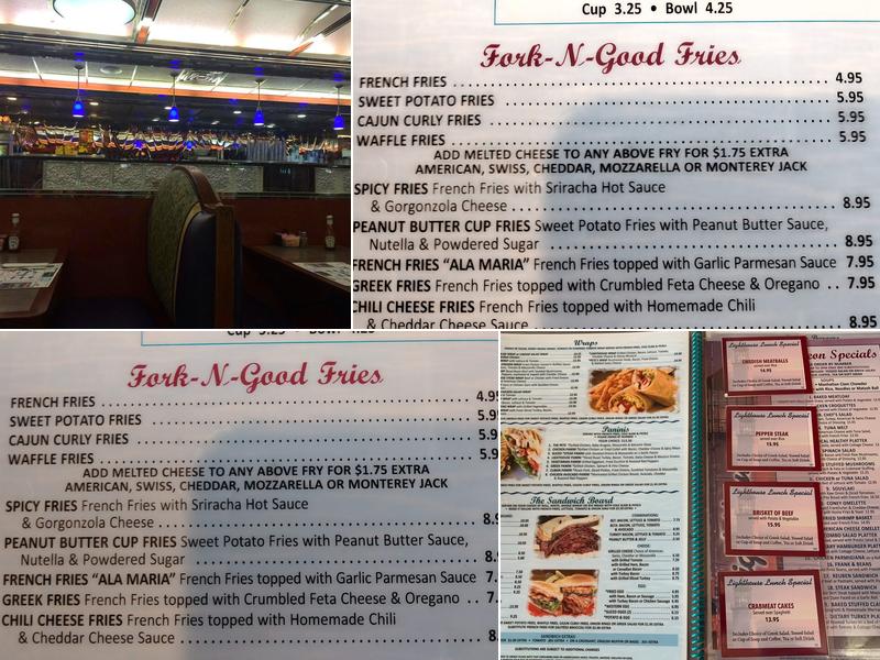 Lighthouse Diner Menu