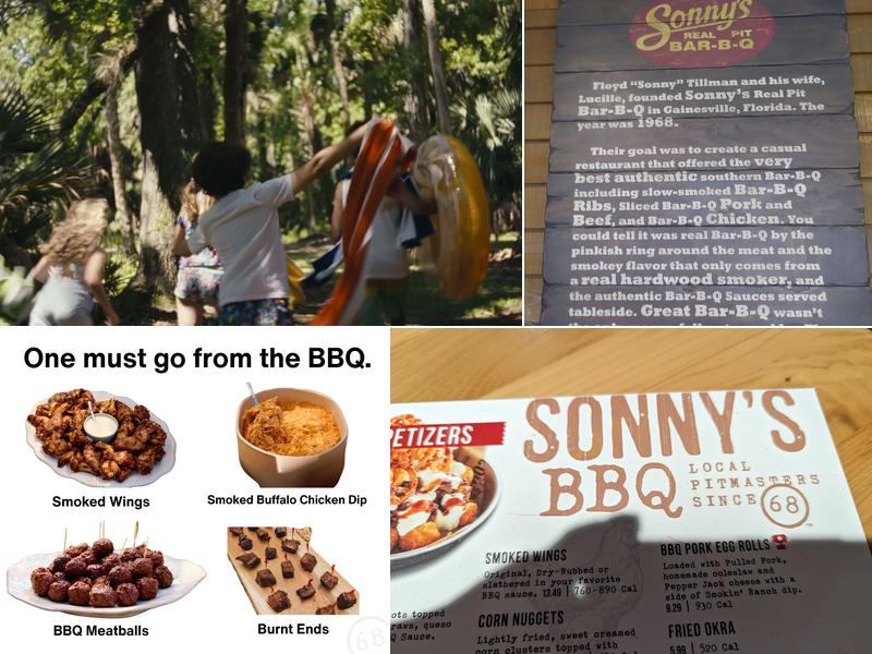 Sonny's BBQ Menu