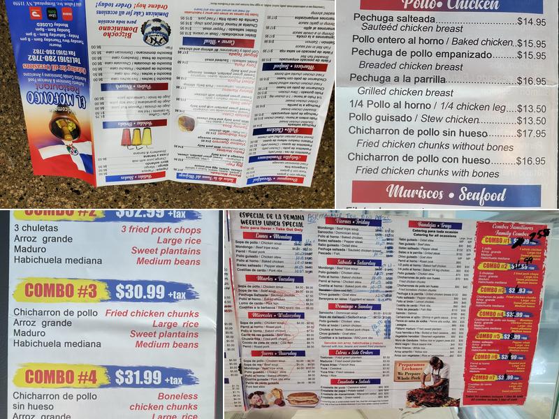 El Mofongo Menu