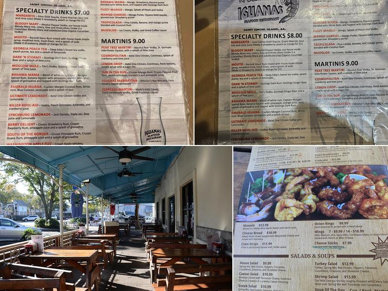 Iguanas Menu