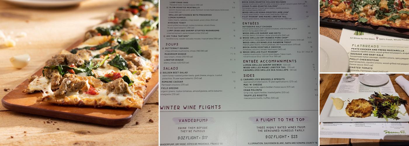 Seasons 52 Menu