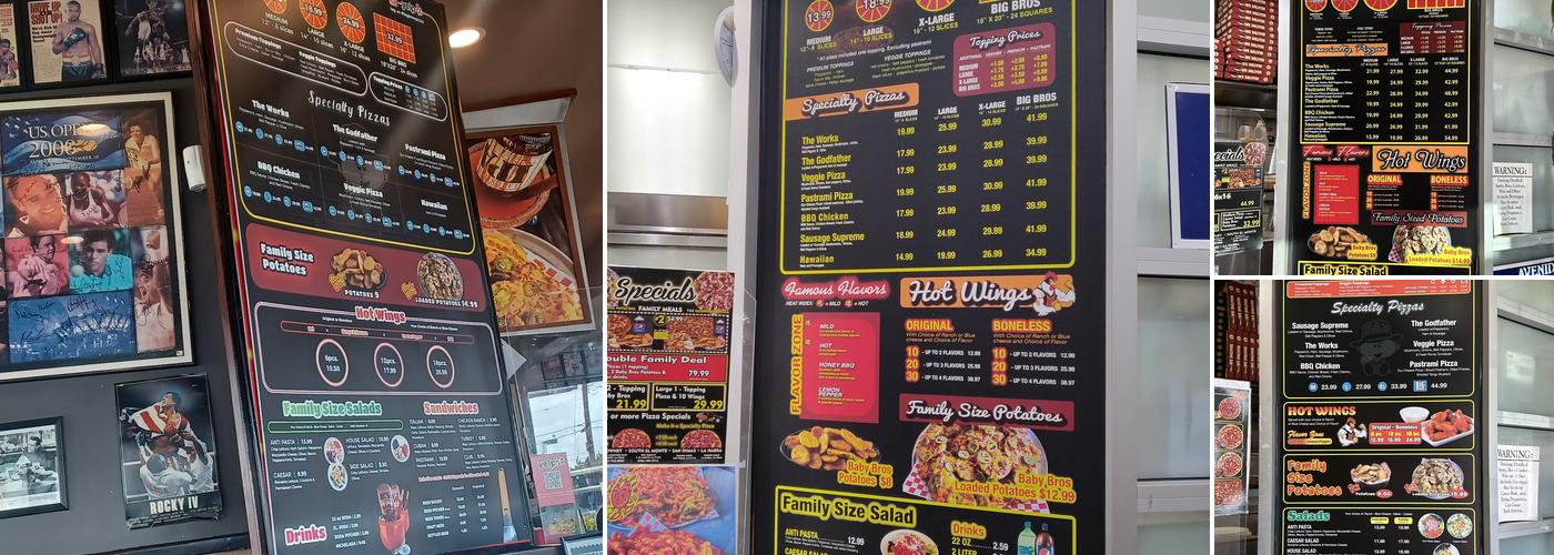 Baby Bros Pizza & Wings Menu