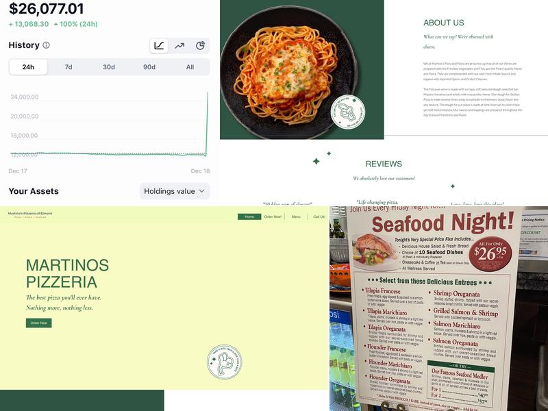 Martino's Pizza of Elmont Menu