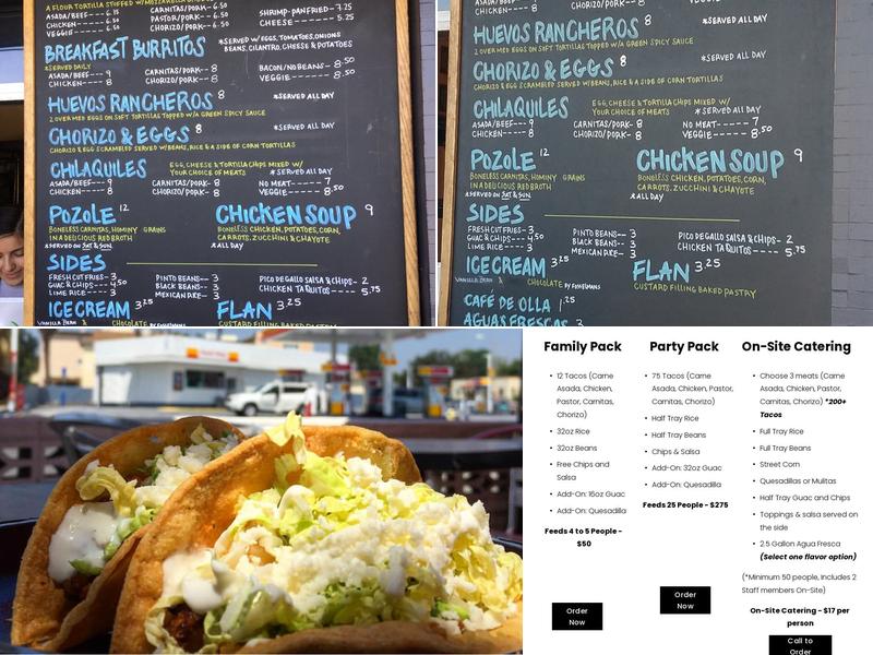 Spanglish Kitchen Menu