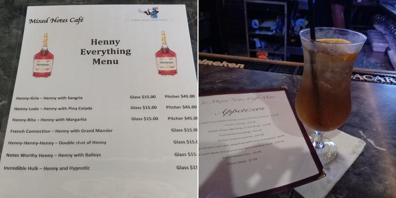 Mixed Notes Cafe Menu