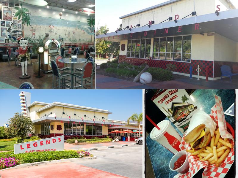 Legends Classic Diner 1155 E Rte 66, Glendora