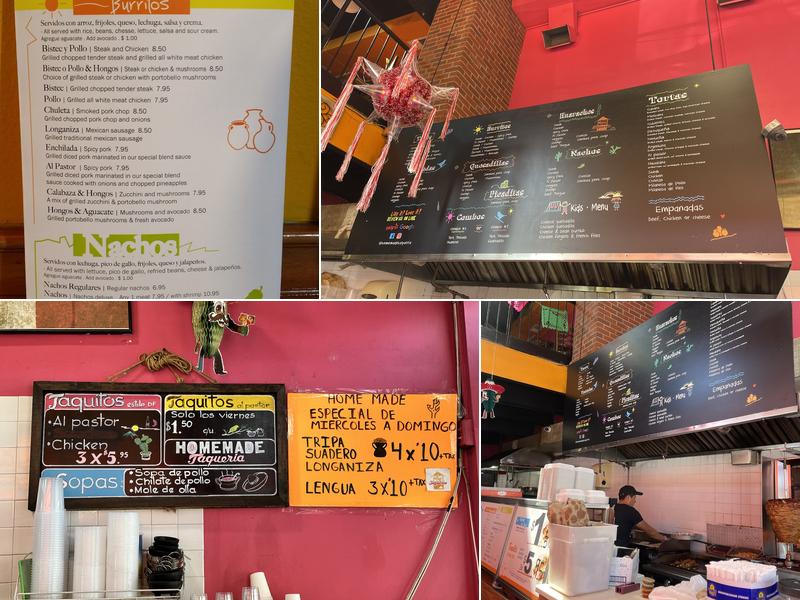 Homemade Taqueria Junction Menu
