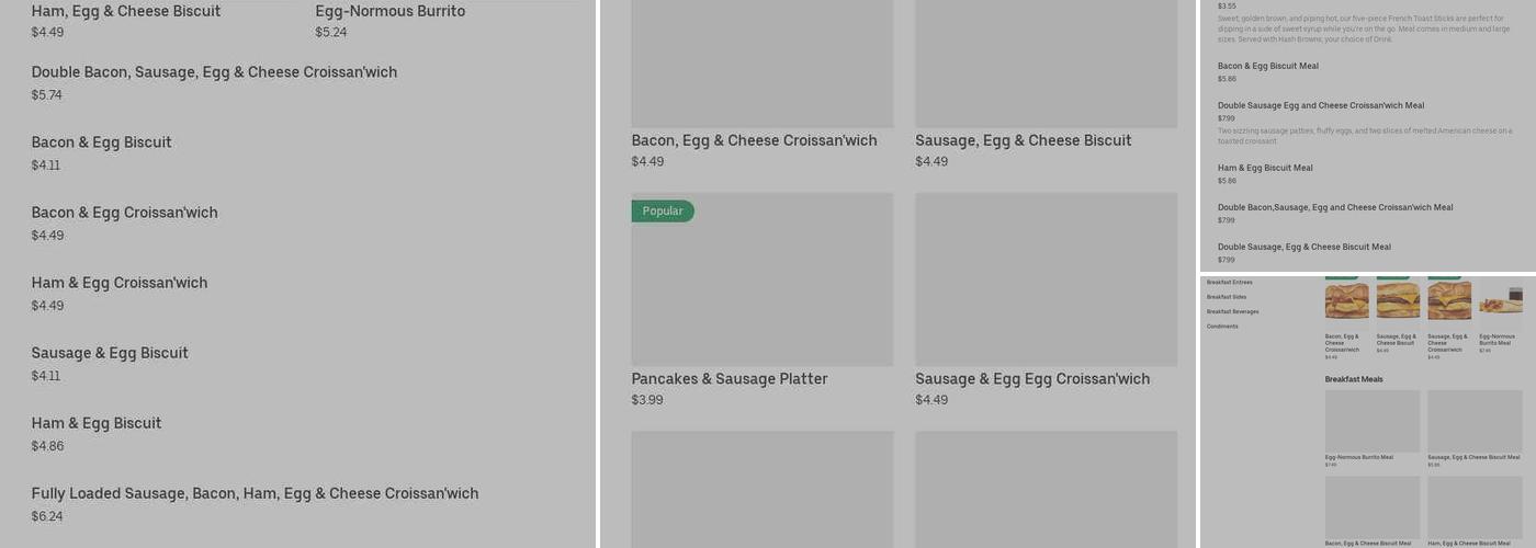 Burger King Menu