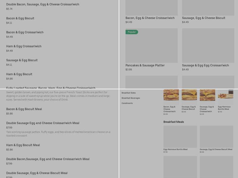 Burger King Menu