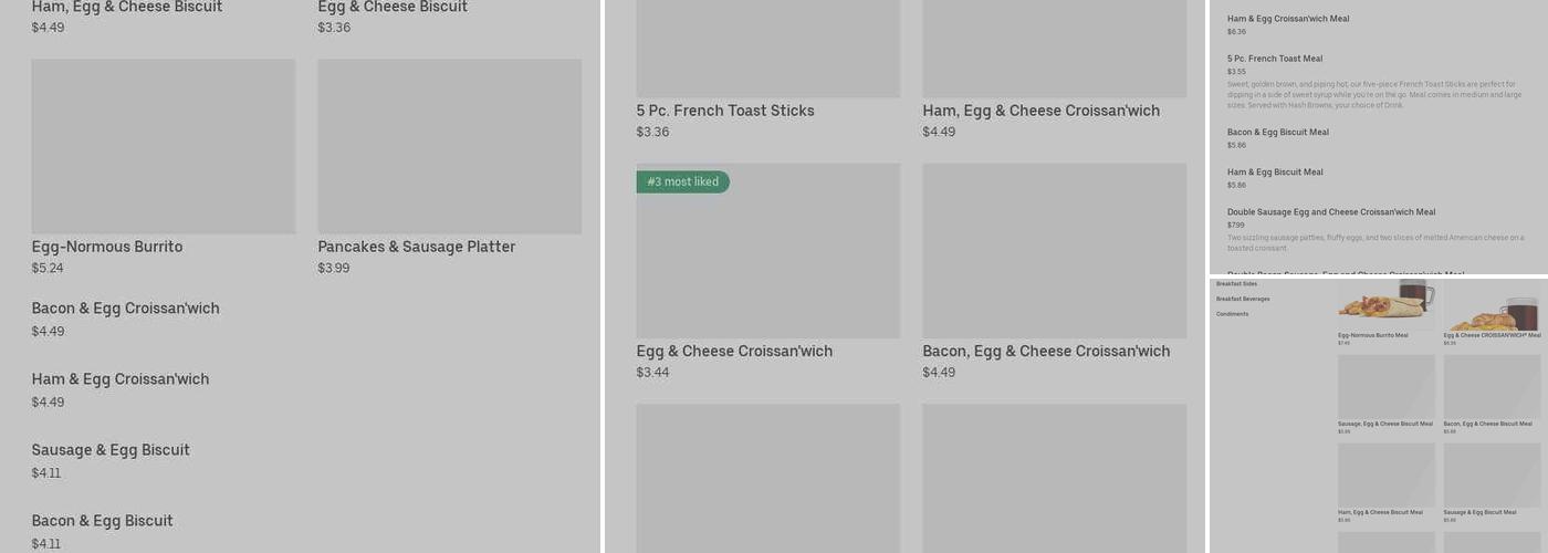 Burger King Menu