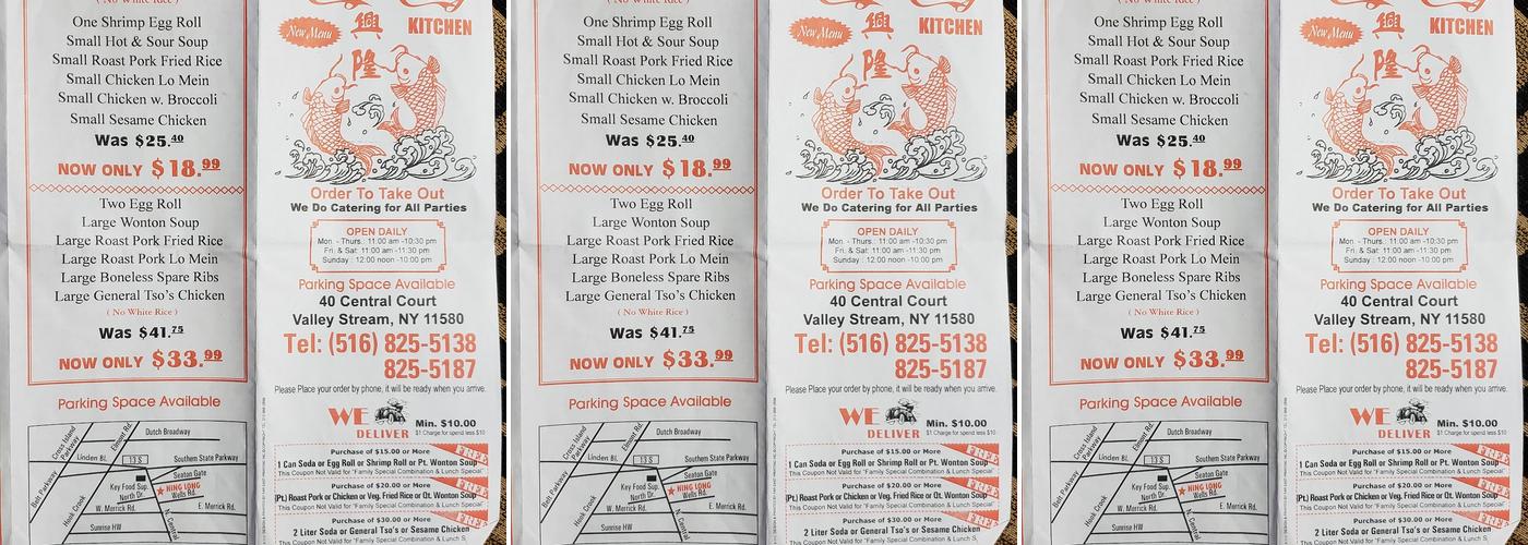 Hing Long Kitchen Menu