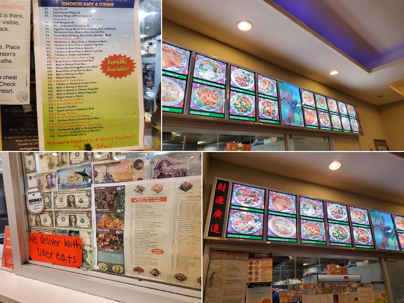 Garden City Menu