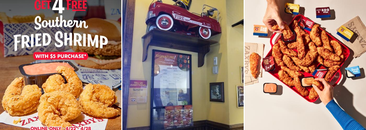 Zaxby's Chicken Fingers & Buffalo Wings Menu