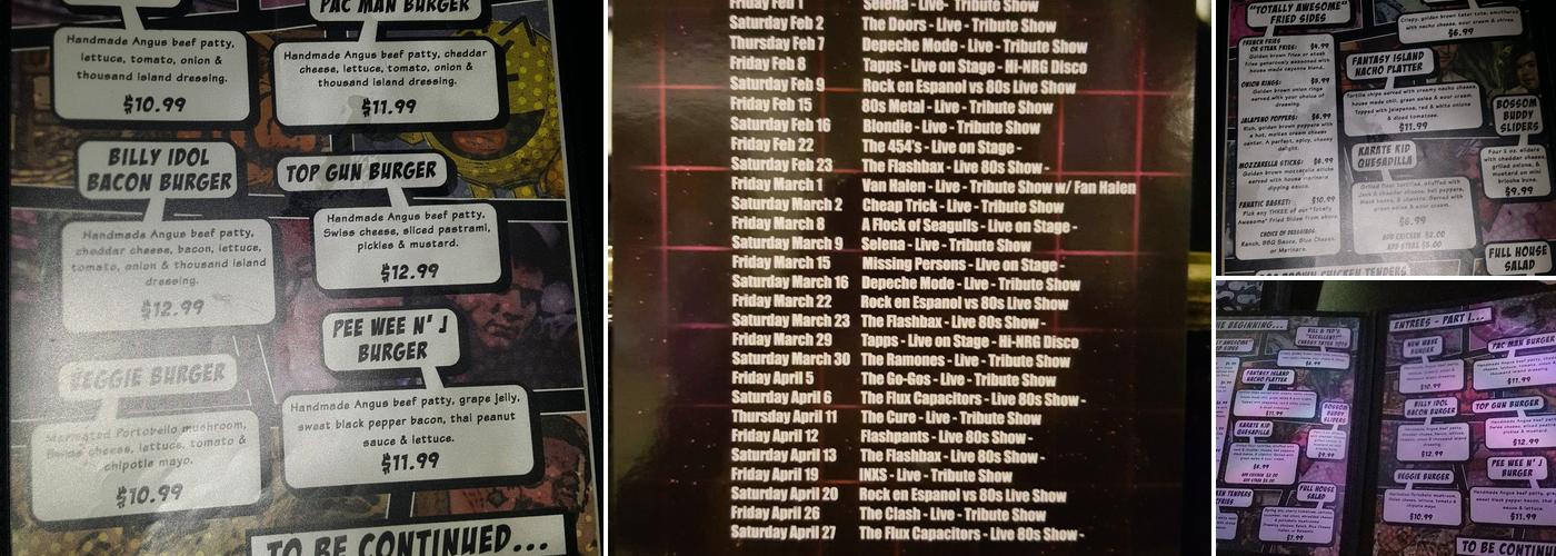 New Wave Restaurant Menu