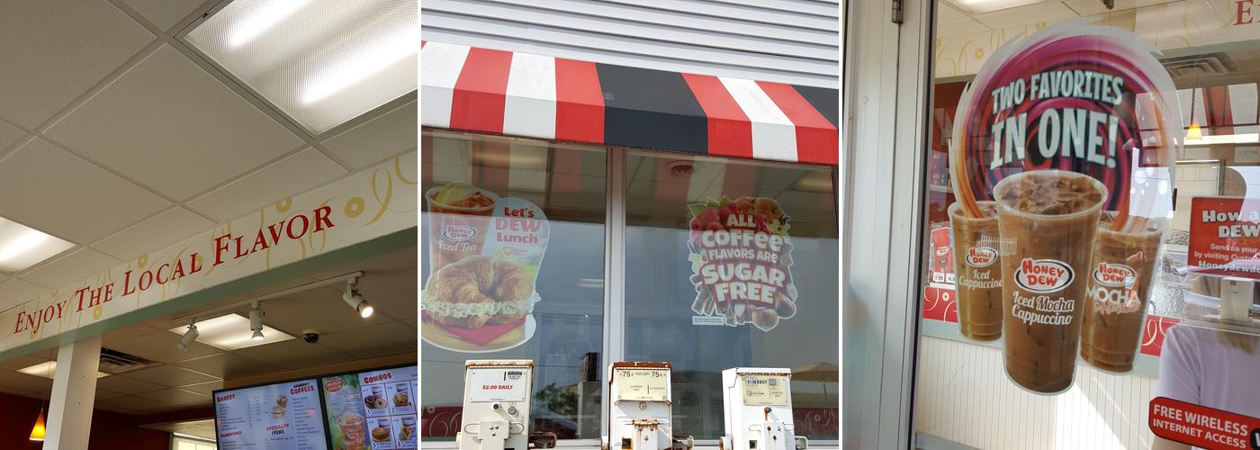 Honey Dew Donuts Menu