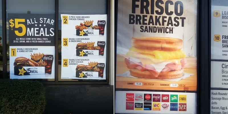 Hardee's Menu