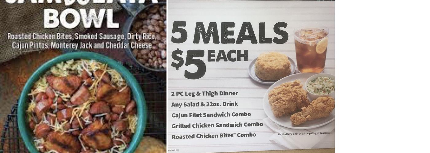 Bojangles Menu