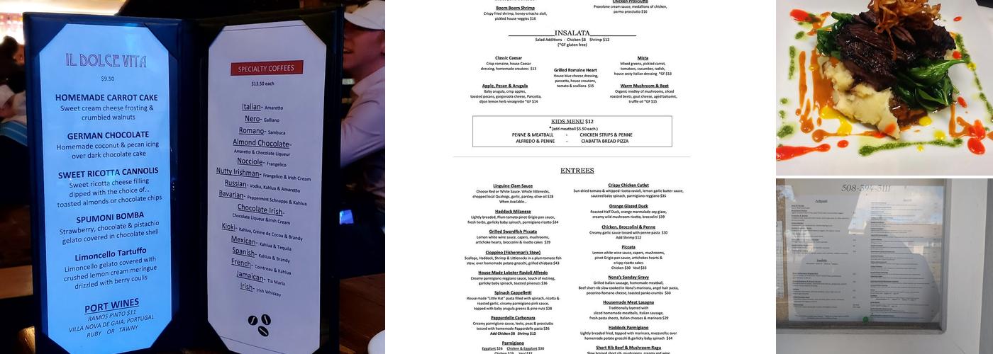 Gerardi's Cafe Menu