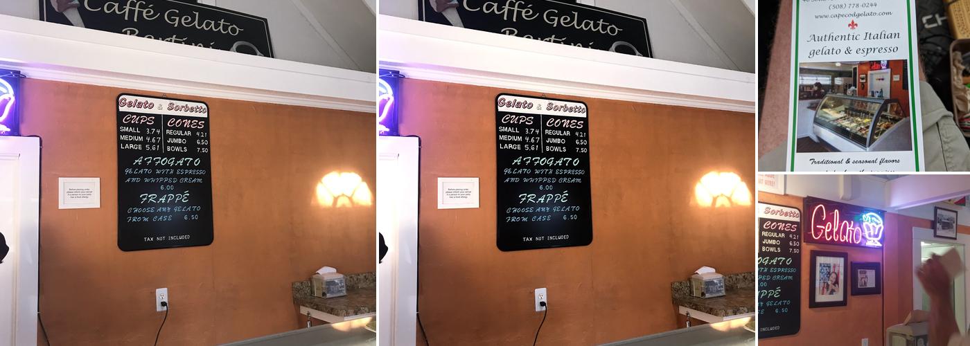 Caffè Gelato Bertini Menu