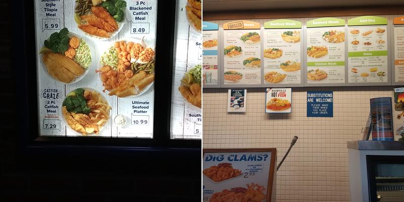 Captain D's Menu