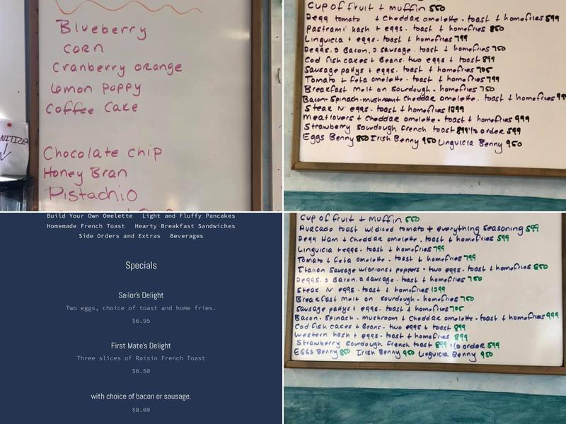 Lighthouse Cafe Menu