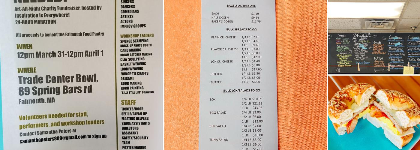 Cape Cod Bagel Menu