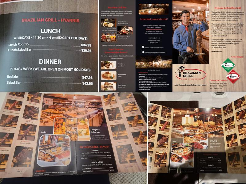 Brazilian Grill Menu