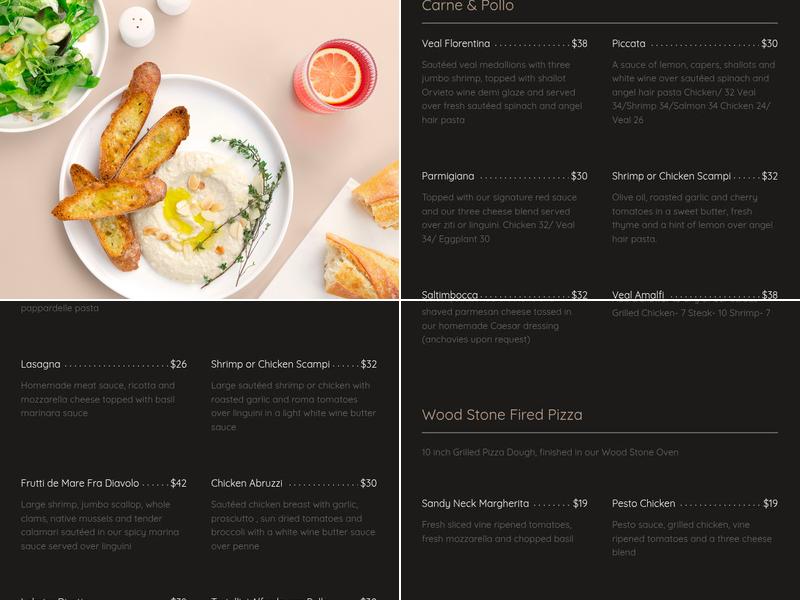 Amari Menu
