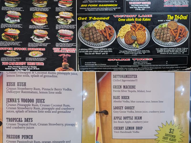 Cruisin Cafe Menu