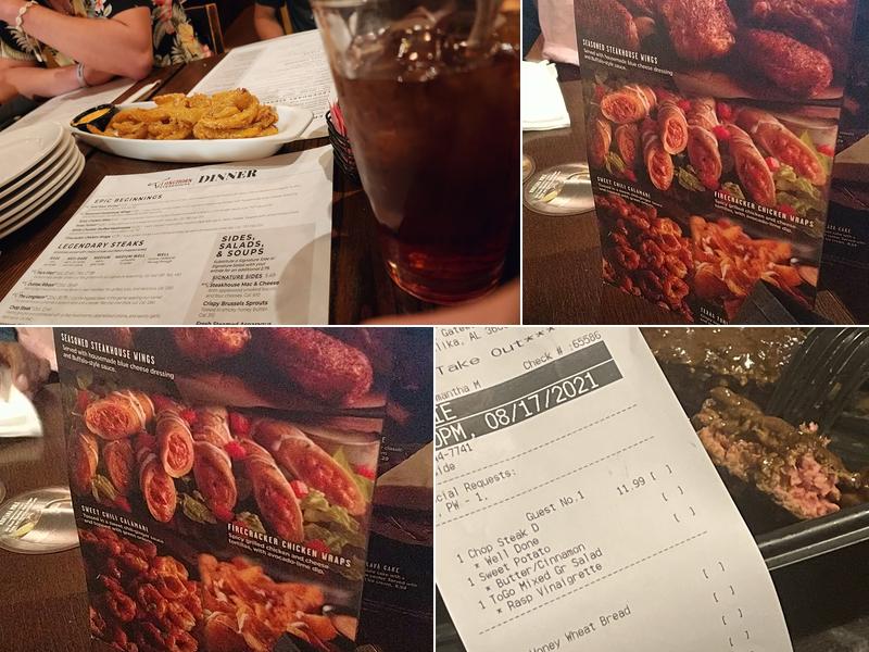 LongHorn Steakhouse Menu