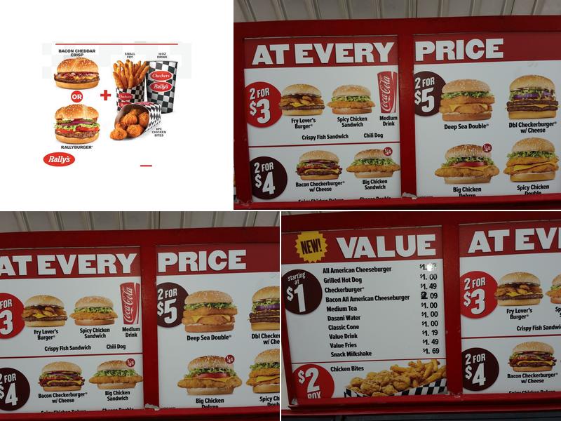 Checkers Menu